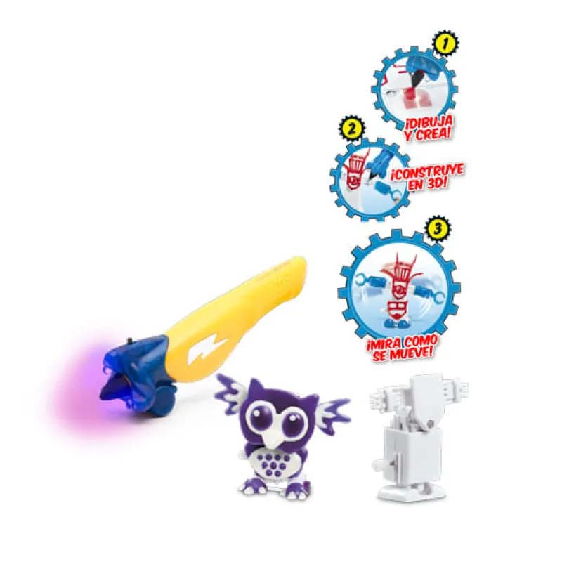 GIOCHI PREZIOSI Manualidades-Ido 3D Go Activity Kit 2 Bolígrafos 3D