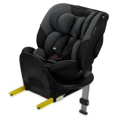 KINDERKRAFT Sillas Con Isofix De 40 A 150 Cm (0 A 12 Años)-I-Fix Isize 360 40-150cm c/ pata Black + Regalo