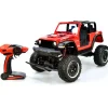 TAIYO Coches Radio Control (R/C)-Jeep Wrangler Rubicon Rojo R/C Escala 1:8