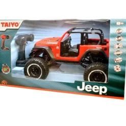 TAIYO Coches Radio Control (R/C)-Jeep Wrangler Rubicon Rojo R/C Escala 1:8