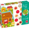 DISET Juegos Y Juguetes Educativos-Juego 3 Cerditos Memo y Lotto