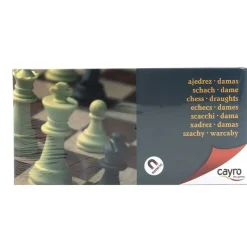CAYRO Juegos De Mesa-Juego Ajedrez y Damas Magnético