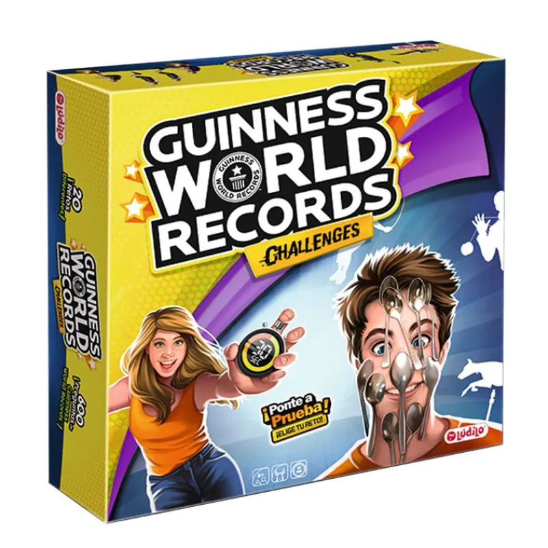 LÚDILO Juegos De Mesa-Juego Guiness World Records