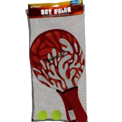DRIM DISCOUNT Aire Libre-Juego Palas Neopreno Rojo