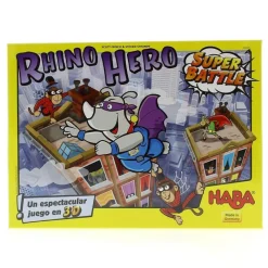 HABA Amigos Y Familia-Juego Rhino Hero-Super Batlle