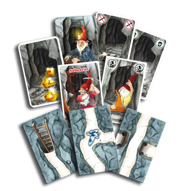 MERCURIO Juegos De Mesa-Juego Saboteur con Expansión