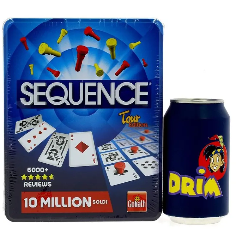 Juego Sequence Caja Metálica Viaje*GOLIATH