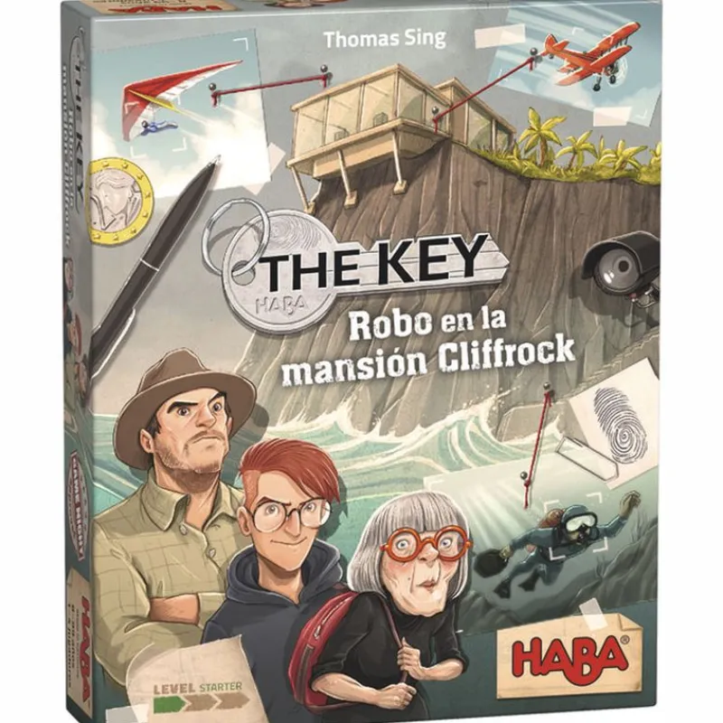 HABA Juegos De Mesa|Amigos Y Familia-Juego The Key – Robo en la Mansión Cliffrock