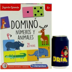 Jugando Aprendo Dominó Números y Animales*CLEMENTONI Sale