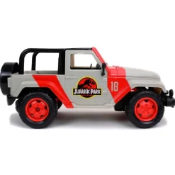 JADA TOYS Vehículos, Trenes Y Parkings|Coches Radio Control (R/C)-Jurassic Park RC Jeep Wrangler 1:16