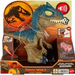 Jurassic World Chaos Theory Alosaurio Mega Rugido*MATTEL
