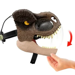 MATTEL Juegos Y Juguetes De Imitación|Disfraces Y Complementos-Jurassic World Máscara Dinosaurio Interactiva