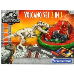 Jurassic World Set Volcán & T-Rex 2 en 1*CLEMENTONI Hot