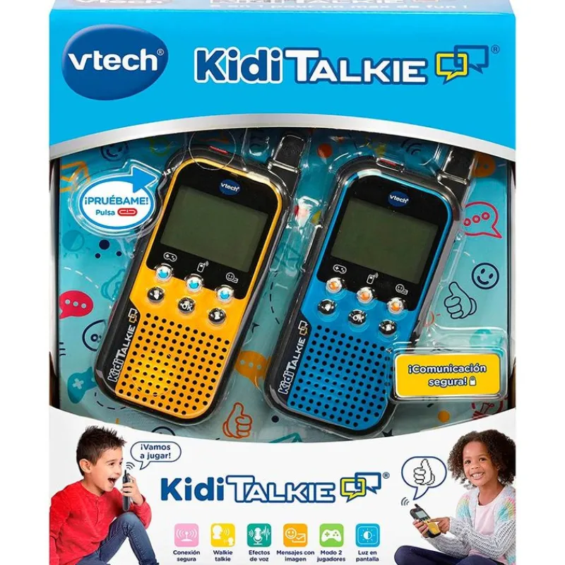 VTECH Electrónicos-KidiTalkie 6 en 1 Walkie Talkies