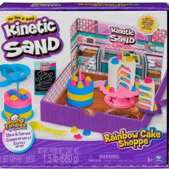 SPIN MASTER Manualidades-Kinectic Sand Arena Mágica Cake Station