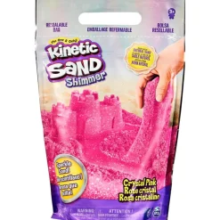 SPIN MASTER Manualidades-Kinetic Sand Shimmer Rosa Cristalina Bolsa 907 G