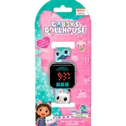 KIDS EUROSWAN Electrónicos-La Casa de Muñecas de Gabby Reloj LED