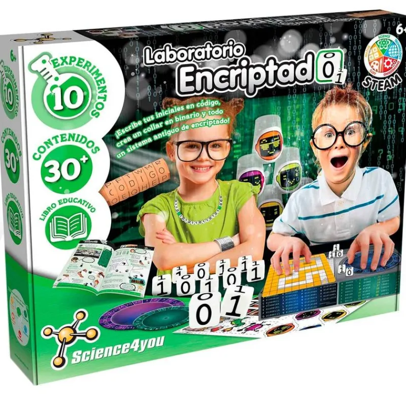 SCIENCE 4 YOU Juegos Y Juguetes Educativos-Laboratorio Encriptado Coding Lab