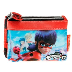 KARACTERMANIA Ropa Y Complementos-Ladybug Monedero Cuadrado Marinette