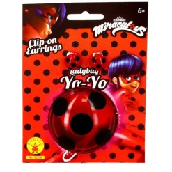 Ladybug Set Pendientes y Yoyó*RUBIE'S