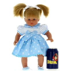 Lara la Muñeca Bebé Llorona con Vestidito Azul*ROSA TOYS Outlet