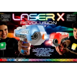 BIZAK Juegos Y Juguetes De Imitación-Laser X Revolution Double Blasters