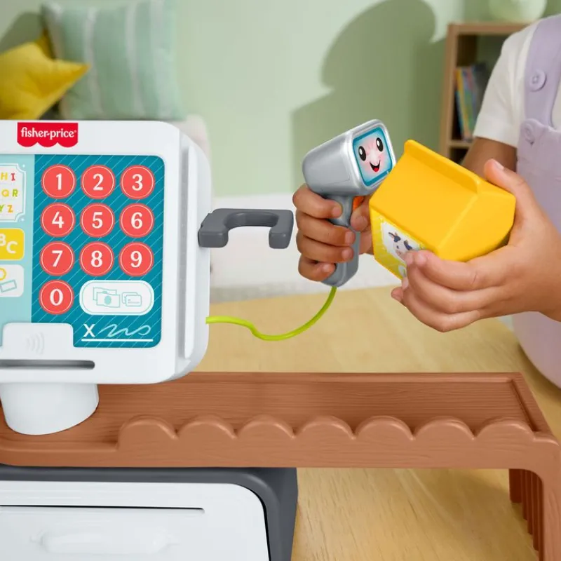 FISHER PRICE Primera Infancia Y Preescolar|Juegos Y Juguetes De Imitación-Laugh & Learn Caja Registradora Infantil