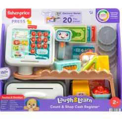 FISHER PRICE Primera Infancia Y Preescolar|Juegos Y Juguetes De Imitación-Laugh & Learn Caja Registradora Infantil