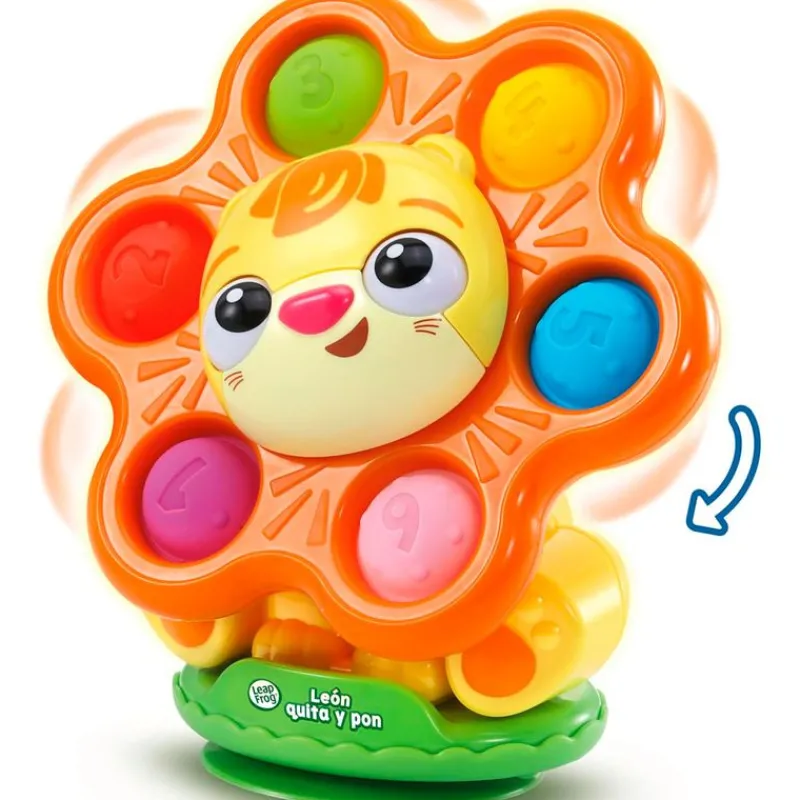 VTECH Primera Infancia Y Preescolar-León Quita y Pon Juguete con Ventosa