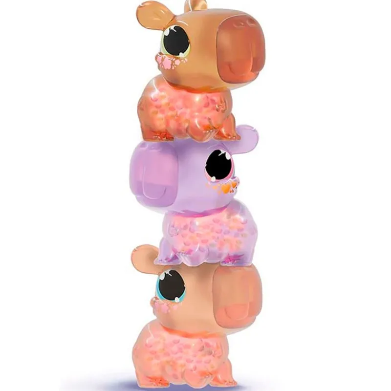 BIZAK Muñecas-Let's Glo Capibara Mascota Surtida