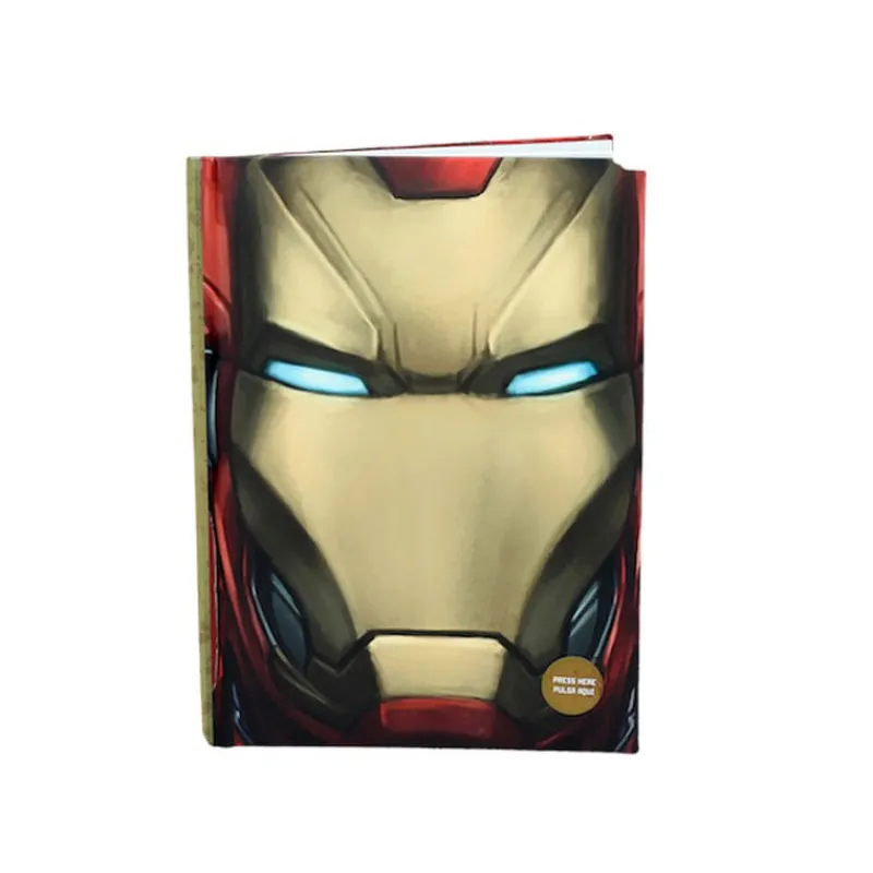 Libreta Iron Man con luz*SD DISTRIBUCIONES Clearance