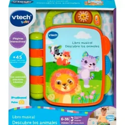 Libro Musical Descubre Los Animales*VTECH Sale