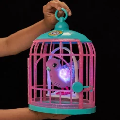 FAMOSA Electrónicos-Little Live Pets Jaula Pájaro Parlachín