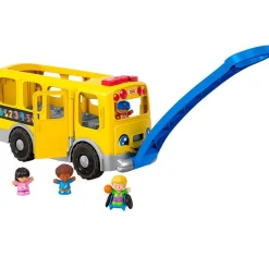 FISHER PRICE Primera Infancia Y Preescolar|Vehículos, Trenes Y Parkings-Little People Autobús Escolar Amarillo Grande