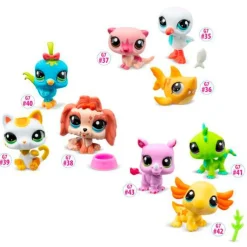 BANDAI Muñecas-Littlest Pet Shop Pack 3 Mascotas Surtido