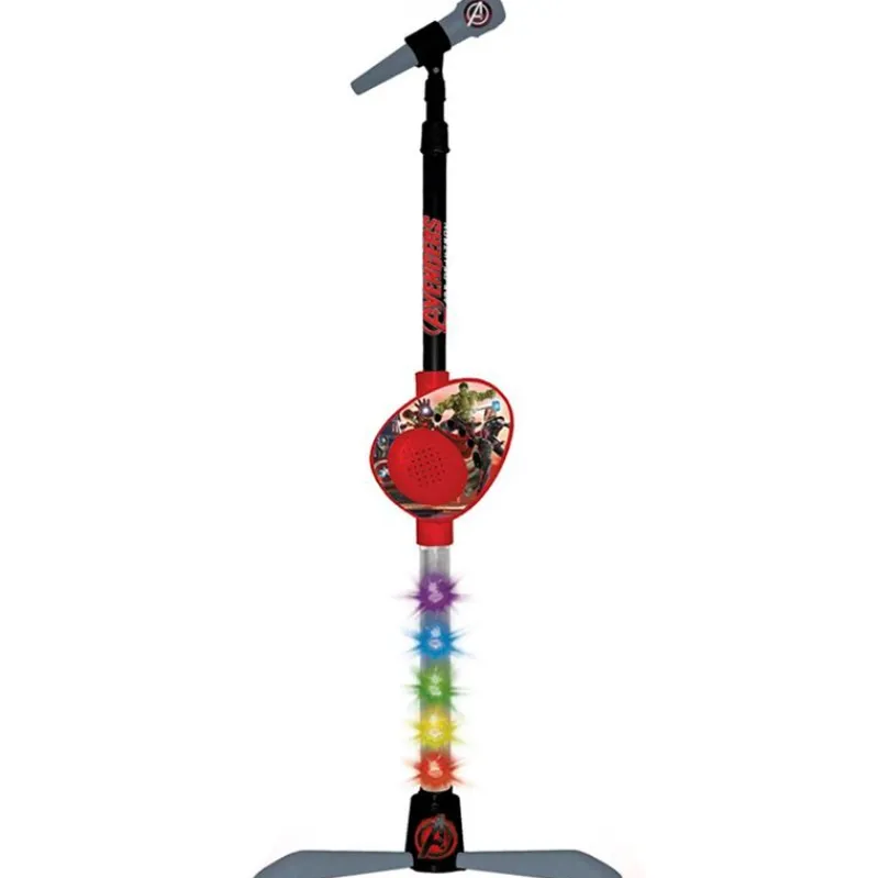 CLAUDIO REIG Instrumentos Musicales-Los Vengadores Micrófono de Pie con Amplificador