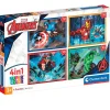 Los Vengadores Puzzle Evolutivo 4 en 1*CLEMENTONI