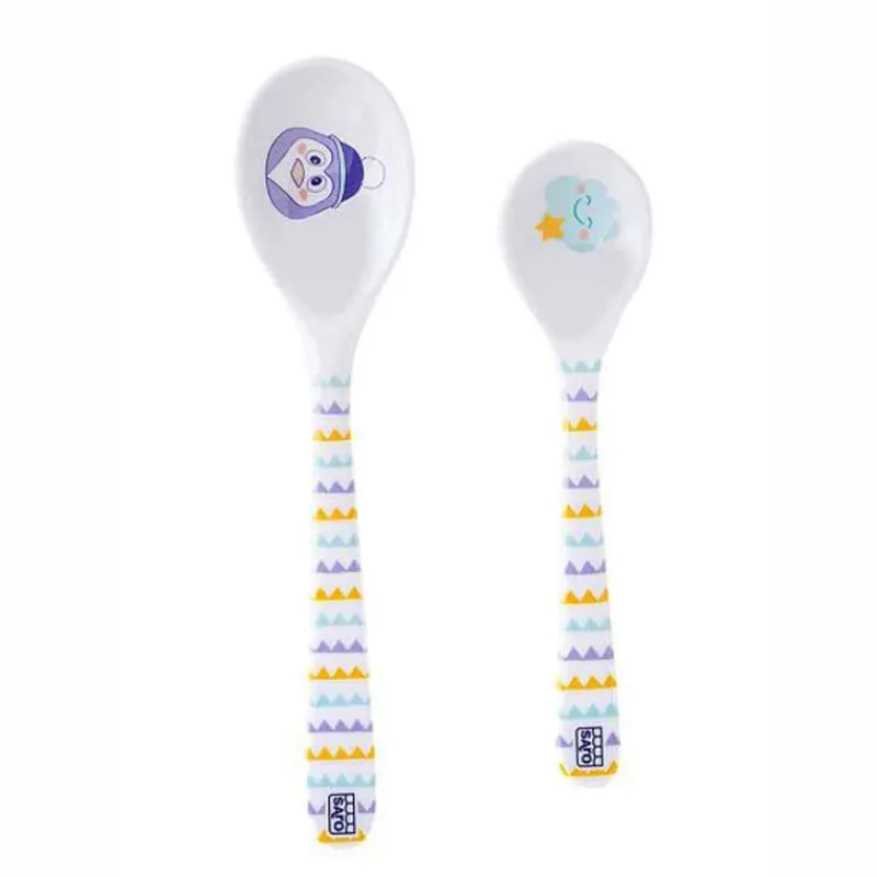 Lote de Cucharas Grandes y Pequeñas Lila*SARO Clearance