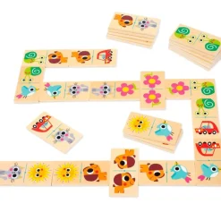 GOULA Primera Infancia Y Preescolar|Juegos Y Juguetes Educativos-Macro Dominó Madera