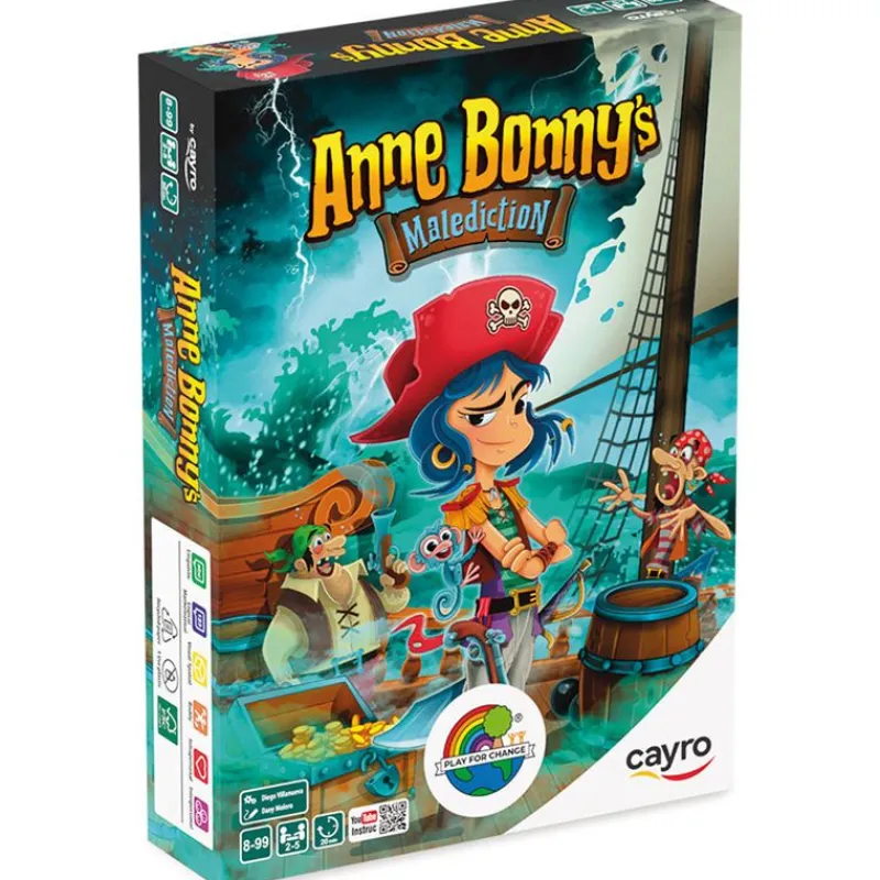 CAYRO Juegos De Mesa-Maldición de Anne Bonny Juego Mesa