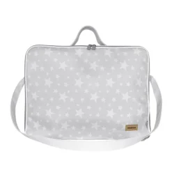 CAMBRASS Bolsos Maternales-Maleta Hospital Polipiel Star Gris
