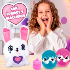 BIZAK Muñecas-Mamá Conejo y Sus Mini Bebés Sorpresa