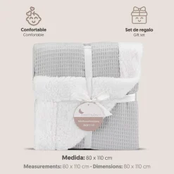 Manta para bebé Borreguito Gris*INTERBABY Clearance