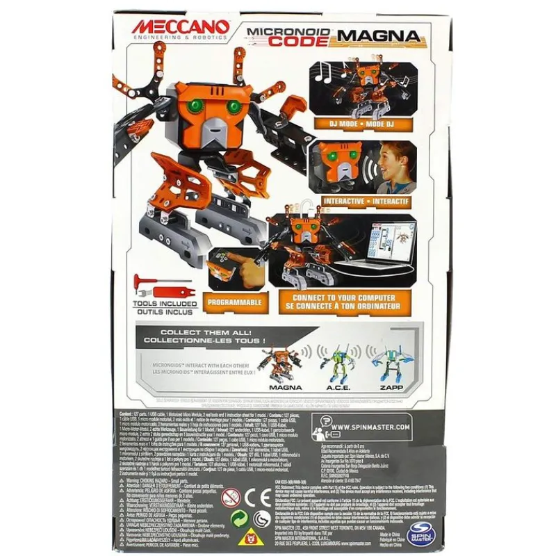 MECCANO Electrónicos-Robot Micronoid Code Magna