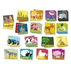 GOULA Juegos Y Juguetes Educativos-Memo Granja