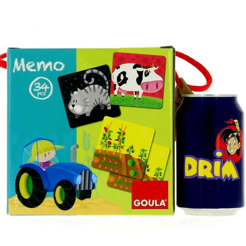 GOULA Juegos Y Juguetes Educativos-Memo Granja