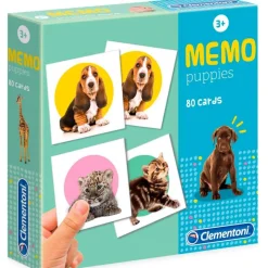 CLEMENTONI Juegos Y Juguetes Educativos-Memory Cachorros