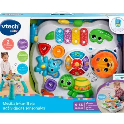 VTECH Primera Infancia Y Preescolar-Mesita Infantil de Actividades Sensoriales