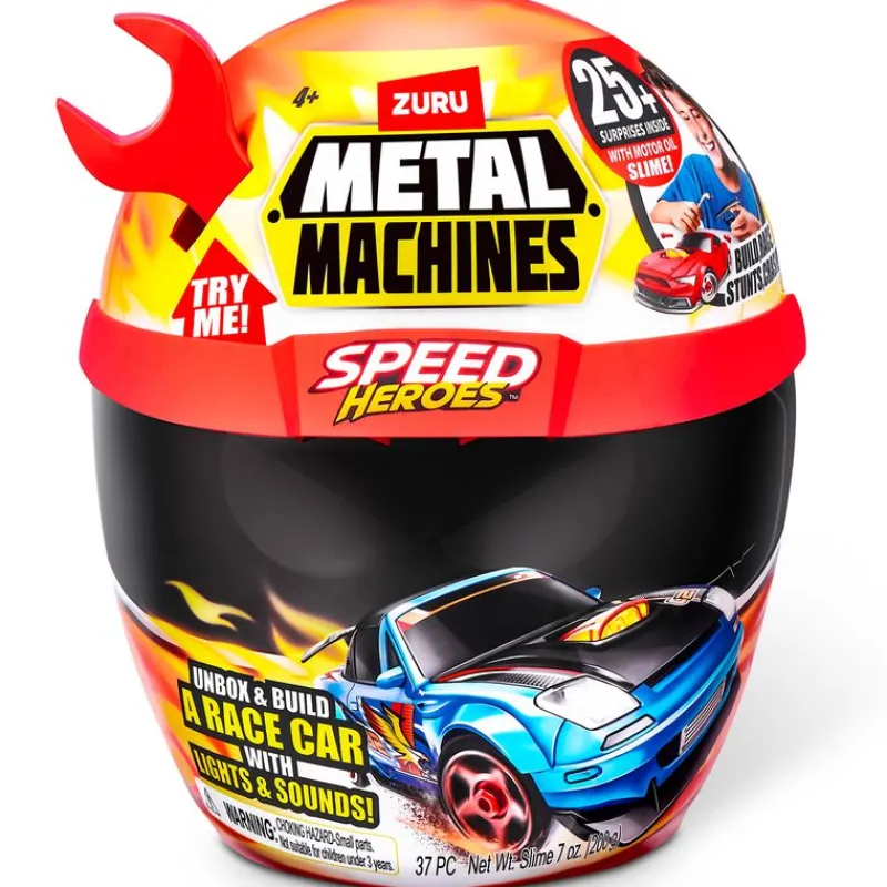 ZURU Vehículos, Trenes Y Parkings-Metal Machines Casco Speed Hero Surtido