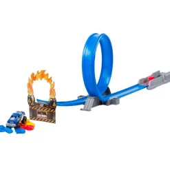 DRIM DISCOUNT Vehículos, Trenes Y Parkings-Metal Machines Circuito Loop y Rampa Salto